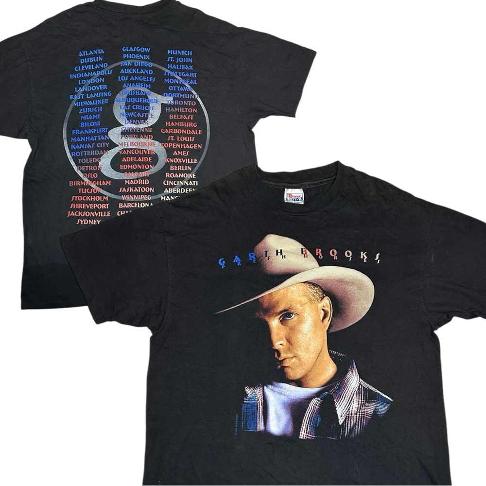 Vtg Garth Brooks Concert Tshirt
